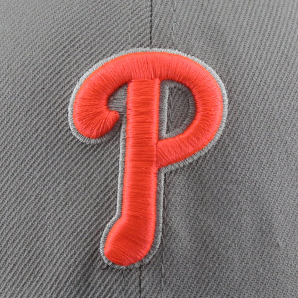 Nike Philadelphia Phillies True Logo Snapback Adjustable Hat - Gray/Black