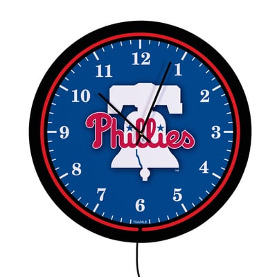 Philadelphia Phillies 18" Lighted Round LED Wall Clock