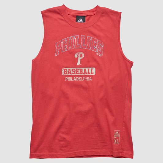 Philadelphia Phillies Adidas 2010s Tank - Red - XS by Fanatics Real Vintage