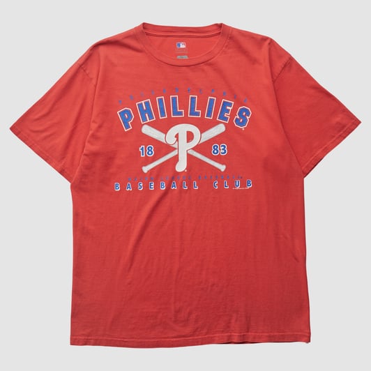 Philadelphia Phillies Genuine Merchandise 2010s T-shirt - Red - L by Fanatics Real Vintage