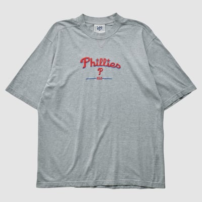 Philadelphia Phillies Lee Apparel 2000s T-shirt - Heather Gray - L by Fanatics Real Vintage
