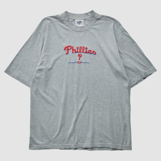 Philadelphia Phillies Lee Apparel 2000s T-shirt - Heather Gray - L by Fanatics Real Vintage