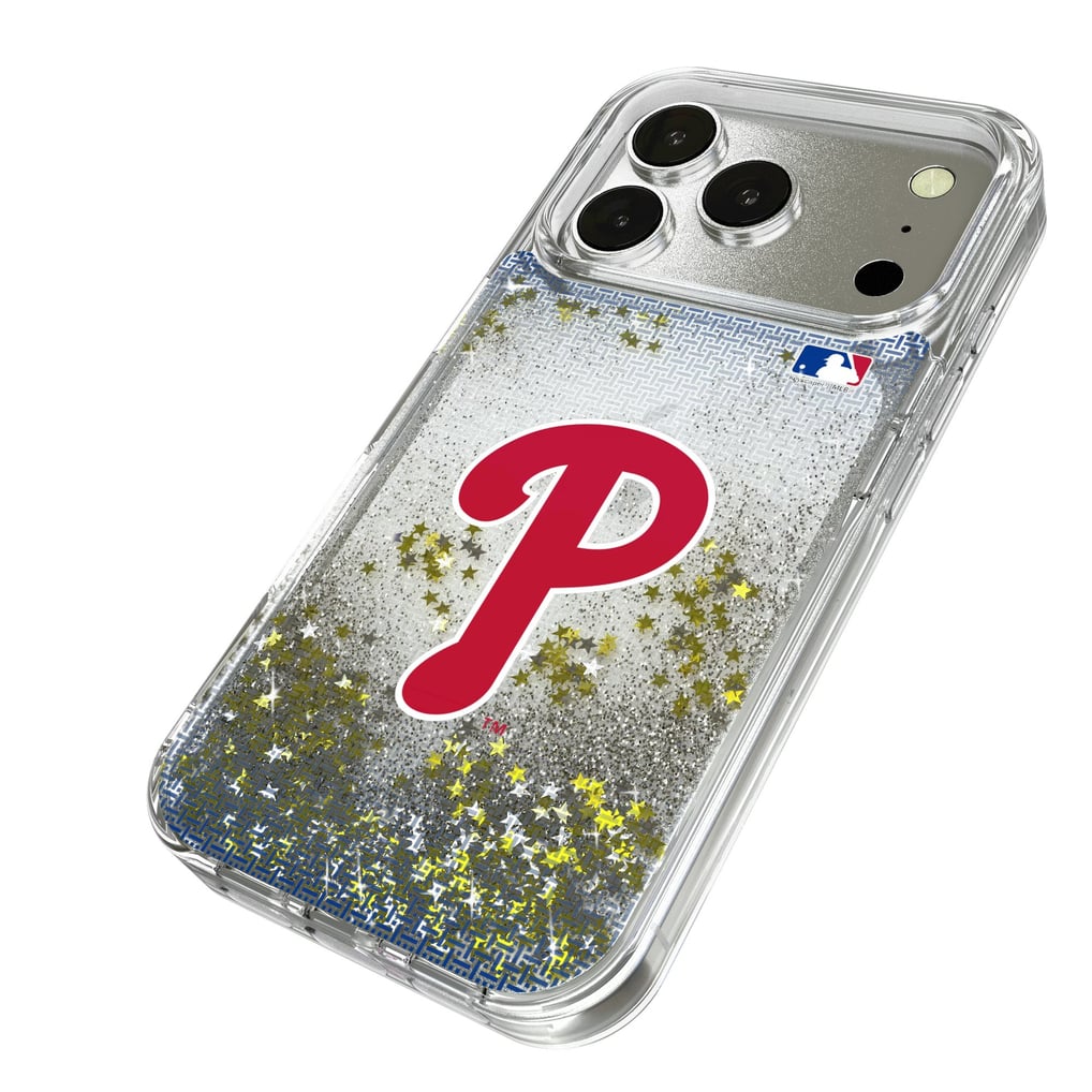 Philadelphia Phillies Linen Logo iPhone Glitter Case