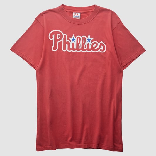 Philadelphia Phillies Majestic 2000s T-shirt - Red - XS by Fanatics Real Vintage