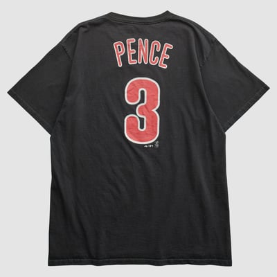 Philadelphia Phillies Majestic 2010s T-shirt - Black - L by Fanatics Real Vintage