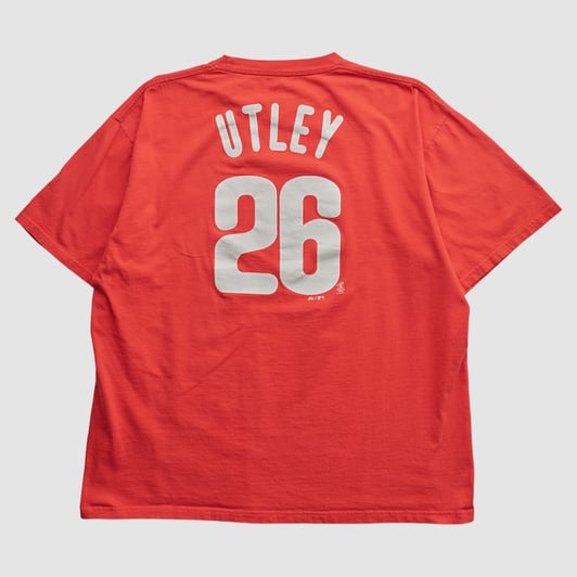 Philadelphia Phillies Majestic 2010s T-shirt - Red - 2XL by Fanatics Real Vintage