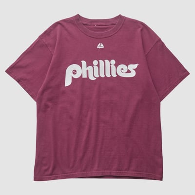 Philadelphia Phillies Majestic 2011 T-shirt - Maroon - S by Fanatics Real Vintage