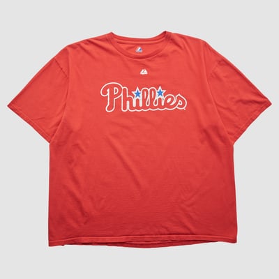 Philadelphia Phillies Majestic 2011 T-shirt - Red - 3XL by Fanatics Real Vintage