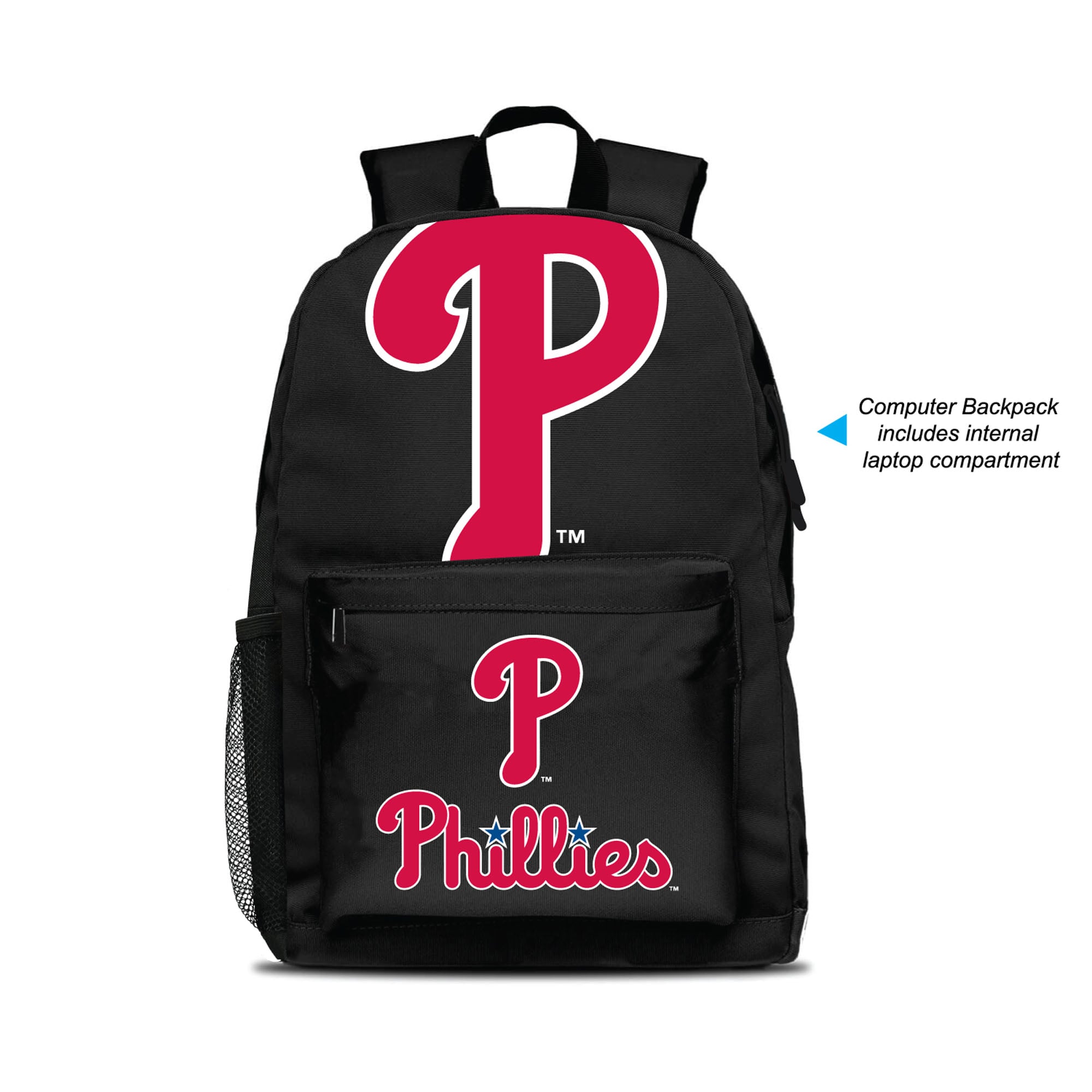 FOCO Philadelphia Phillies Backpack Unisex One Size Red White P Logo MLB Philadelphia Phillies Fan Gear at the TAASS.com Fan Store main image 3