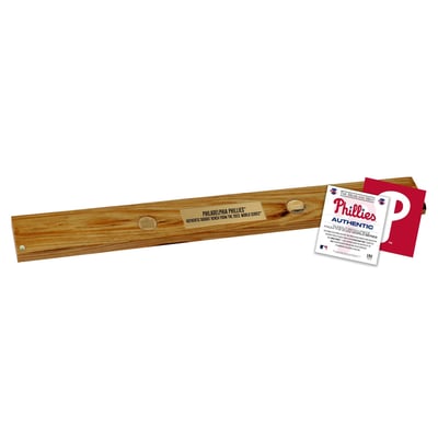 Philadelphia Phillies Official Citizens Bank Park Dugout Bench Plank
