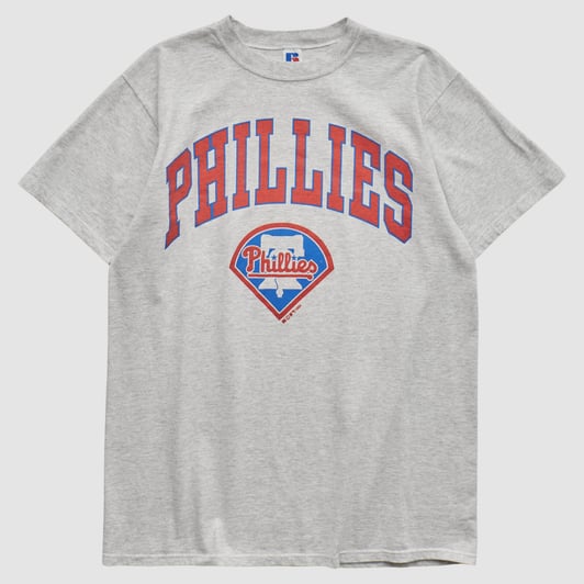 Philadelphia Phillies Russell 1994 T-shirt - Heather Gray - S by Fanatics Real Vintage