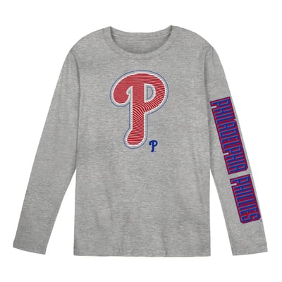Philadelphia Phillies Outerstuff Preschool Air Raid Long Sleeve T-Shirt - Gray