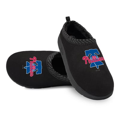 Philadelphia Phillies ISlide Unisex Primary Logo Mission Slippers - Black
