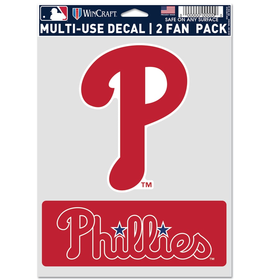 Philadelphia Decal Philadelphia Phillies WinCraft Two-Pack Team Fan Decal Set