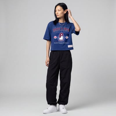 Philadelphia Phillies Mitchell & Ness Women's Street Graphics T-Shirt - Royal
