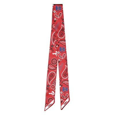 Philadelphia Phillies Montana West Women's Bandana Bag Scarf - Red