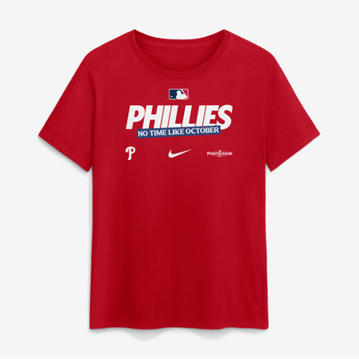 Philadelphia Phillies Nike Women's 2026 MLB Postseason Authentic Collection T-Shirt - Red