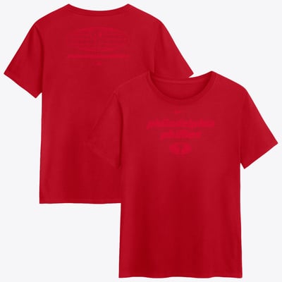  Philadelphia Phillies Nike Women's Globe Logo T-Shirt - Red
