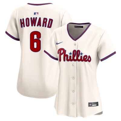 Ryan Howard Philadelphia Phillies Nike Women's Alternate Limited Jersey – Cream