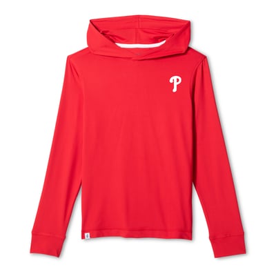 Philadelphia Phillies Johnnie-O Youth Durant Long Sleeve Hooded T-Shirt - Red