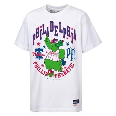Philadelphia Phillies Mitchell & Ness Youth Mascot Star Power T-Shirt - White