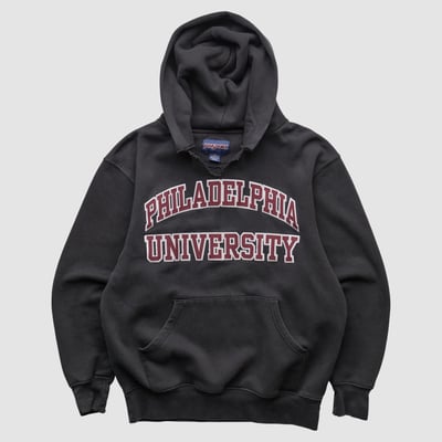 Philadelphia U Rams Jansport 2000s Hooded Pullover Sweatshirt - Black - M by Fanatics Real Vintage
