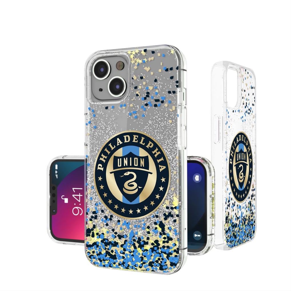 Philadelphia Union iPhone Confetti Glitter Design Case