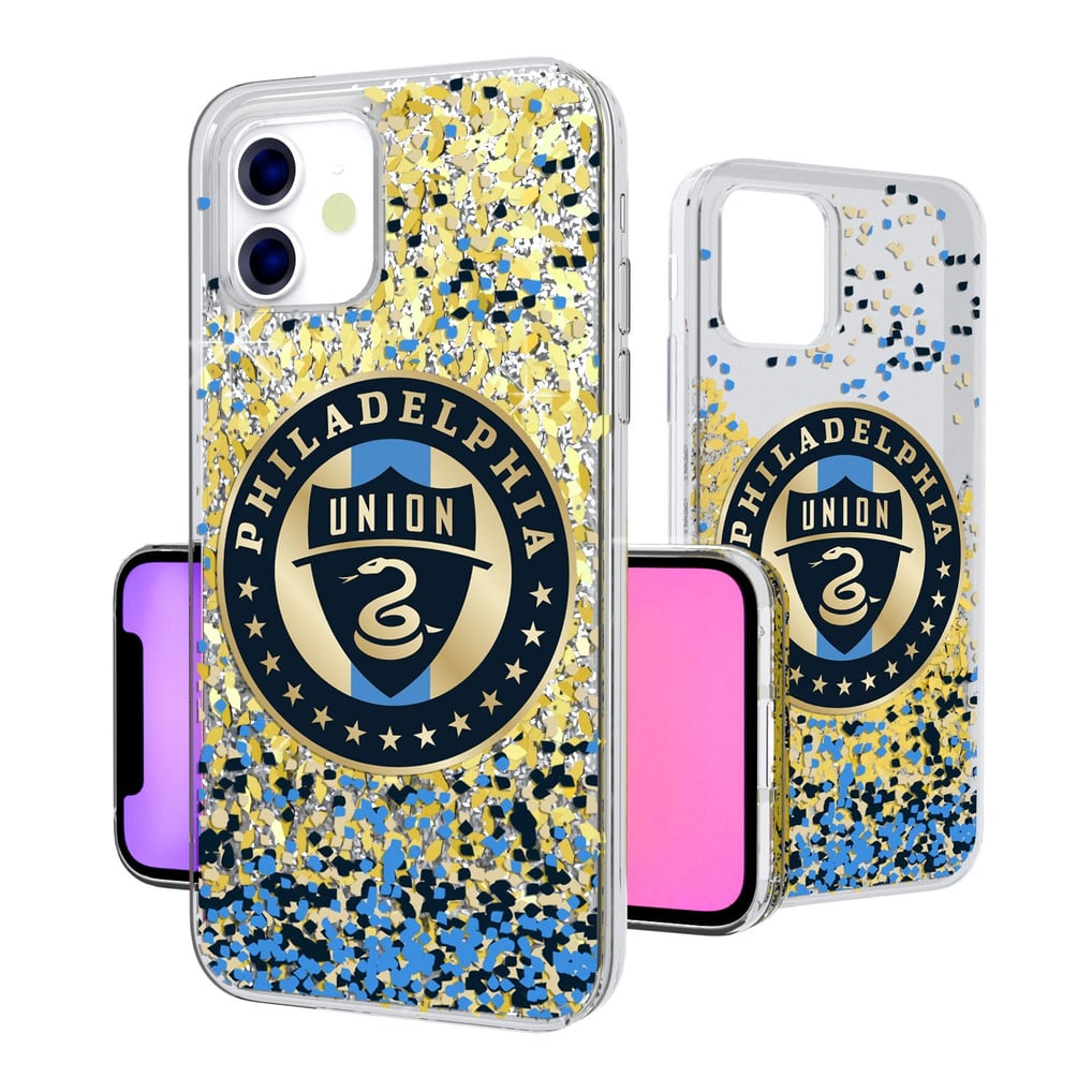 Philadelphia Union iPhone Confetti Glitter Design Case