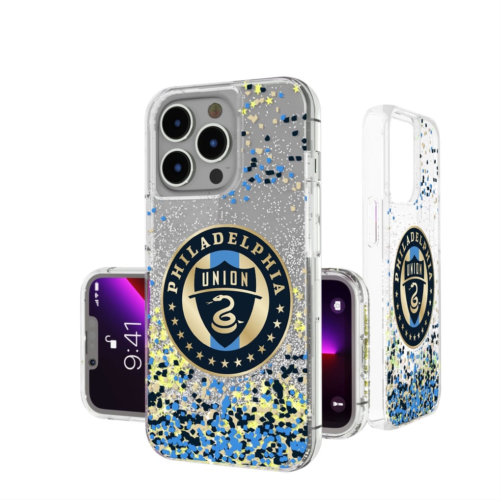 Philadelphia Union iPhone Confetti Glitter Design Case