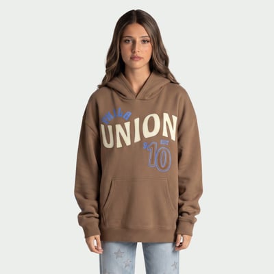 Philadelphia Union The Wild Collective Unisex Washed Fleece Hoodie - Brown