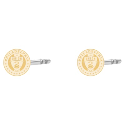 Philadelphia Union LUV AJ Women's Logo Studs - Gold