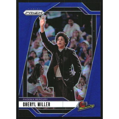 2024 Panini Prizm WNBA Prizms Blue #125 Cheryl Miller
