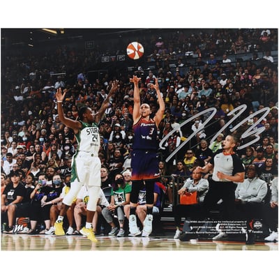 Diana Taurasi Phoenix Mercury Autographed Fanatics Authentic 8" x 10" Driving Spotlight Photograph