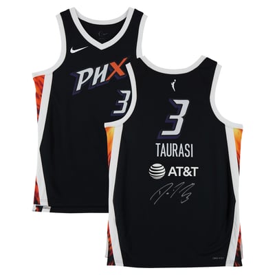 Diana Taurasi Phoenix Mercury Autographed Fanatics Authentic Nike Black Rebel Edition Jersey