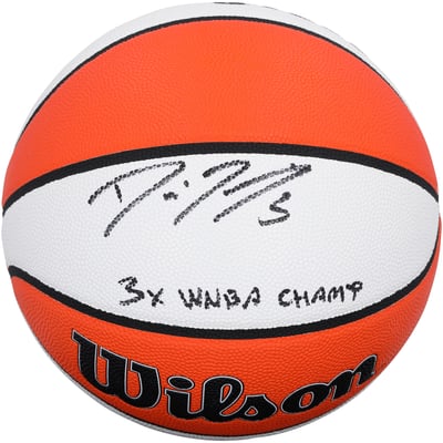 Diana Taurasi Phoenix Mercury Autographed Fanatics Authentic WNBA Wilson Authentic Series Indoor/Outdoor Basketball with "3X WNBA Champ" Inscription