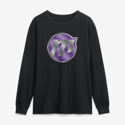 Phoenix Mercury  Forged Mascot Long Sleeve T-Shirt - Black