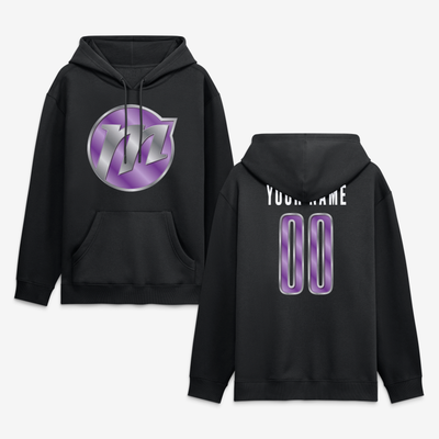 Phoenix Mercury  Forged Mascot Personalized Name & Number Hoodie - Black