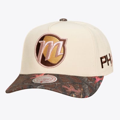  Phoenix Mercury Mitchell & Ness Unisex Pink Pro Snapback Hat - Cream