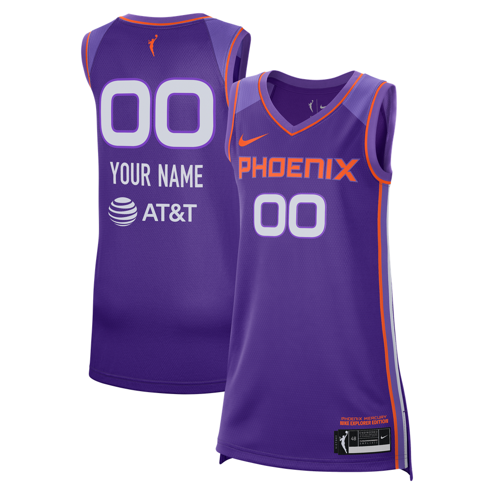 Phoenix Mercury Nike Unisex Custom Victory Jersey - Explorer Edition - Purple