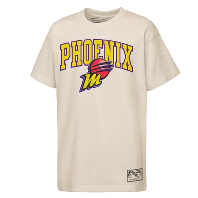  Phoenix Mercury Mitchell & Ness Youth Court Royalty T-Shirt - Cream