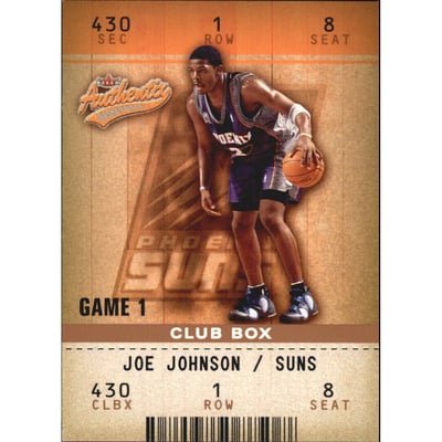 2002-03 Fleer Authentix Club #83 Joe Johnson