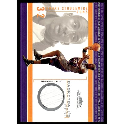 2003-04 Fleer Showcase Basketball's Best Memorabilia #3 Amare Stoudemire