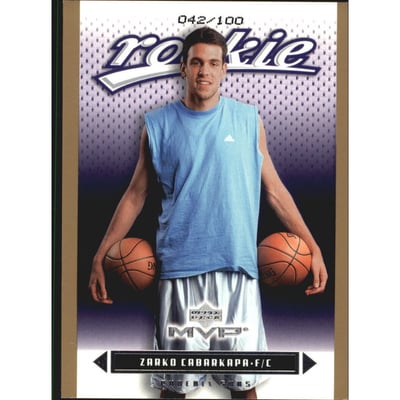 2003-04 Upper Deck MVP Gold #217 Zarko Cabarkapa