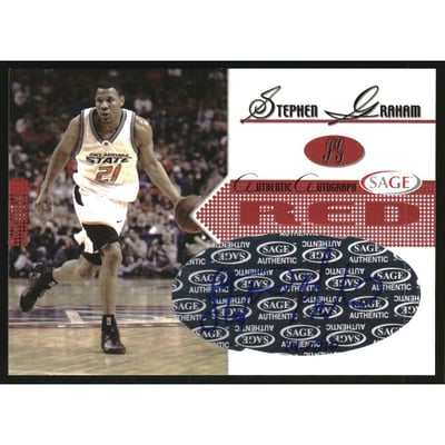 2005 SAGE Autographs Red #A10 Stephen Graham/210