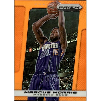 2013-14 Panini Prizm Prizms Orange #61 Marcus Morris