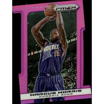 2013-14 Panini Prizm Prizms Purple Die Cut #61 Marcus Morris