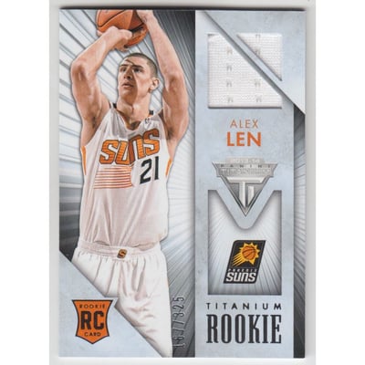 2013-14 Panini Titanium Rookie Jerseys #5 Alex Len/325