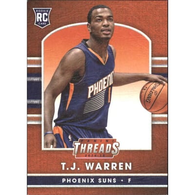 2014-15 Panini Threads #260 T.J. Warren LTHR RC