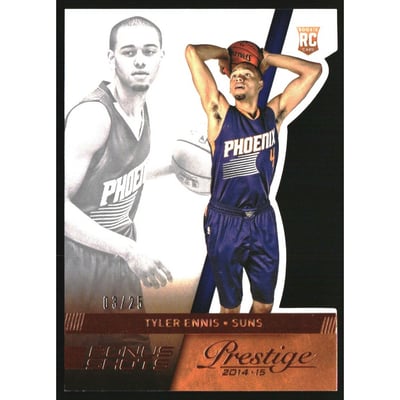 2014-15 Prestige Bonus Shots Orange Die Cuts #176 Tyler Ennis
