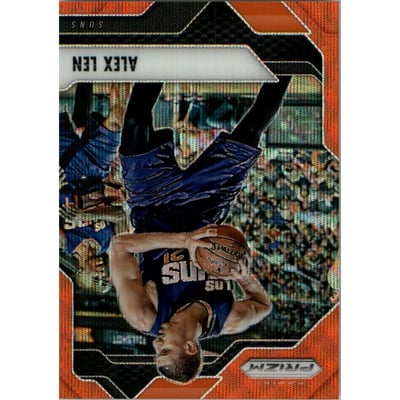 2016-17 Panini Prizm Prizms Orange Wave #250 Alex Len